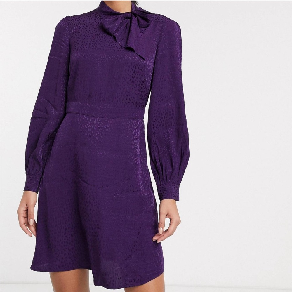 & Other Stories Purple Mini Dress